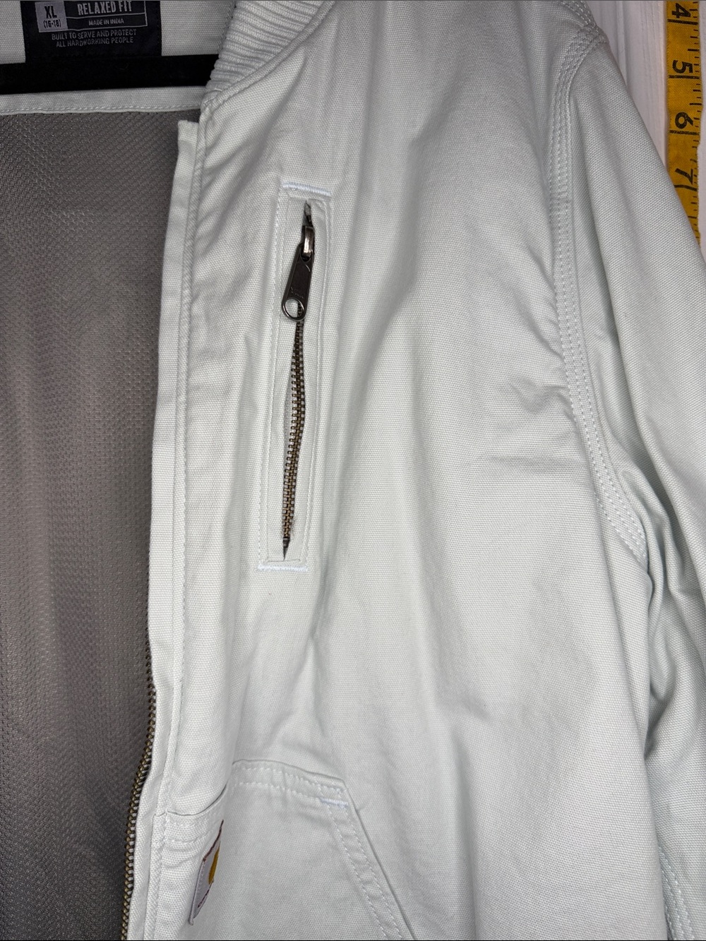 Carhartt Pale Mint Front-Zip Work Jacket - Picture 5 of 8